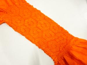 正絹　絞り　帯揚げ